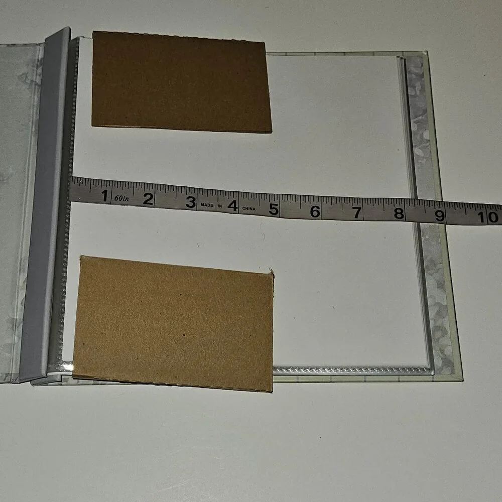 Century Int'l 8x8 Scrapbook Album Green Floral + 10 Refill Sheets NEVER USED
